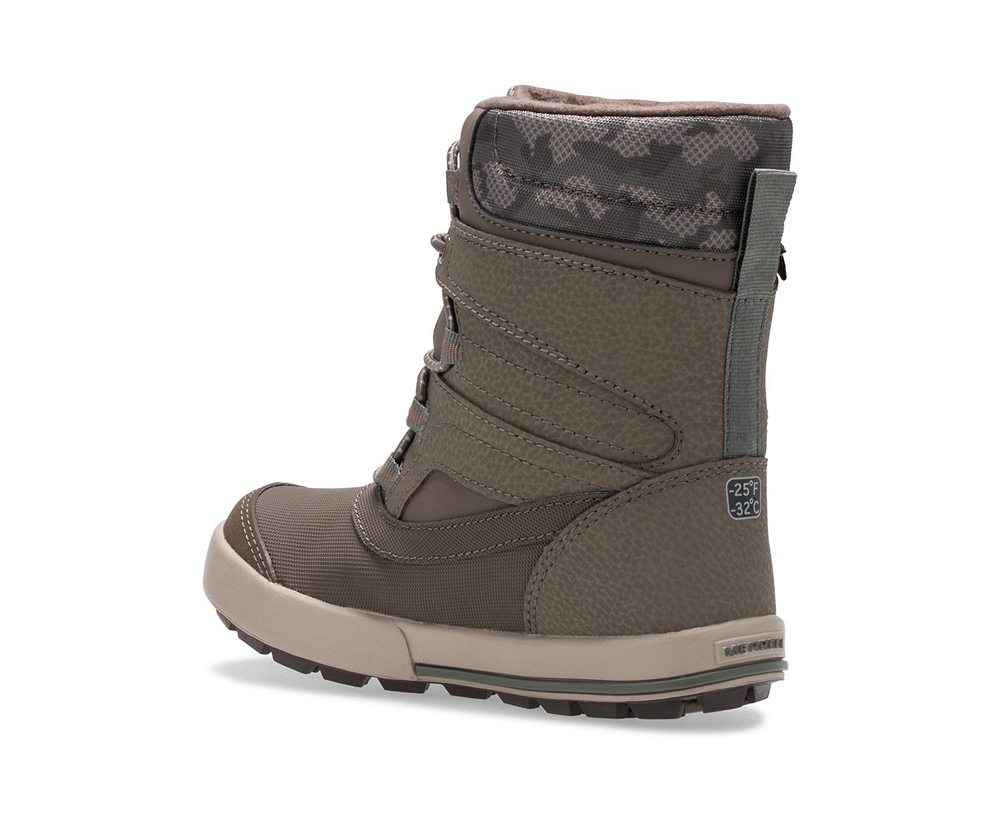 Botas Criança - Merrell Snow Bank 2.0 - Marrom - NUE208946